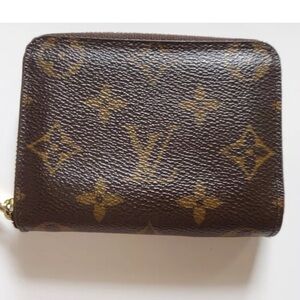 LOUIS VUITTON Vuitton Monogram Zippy Coin Purse Round Zipper Zip Unisex